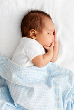 A sleeping infant